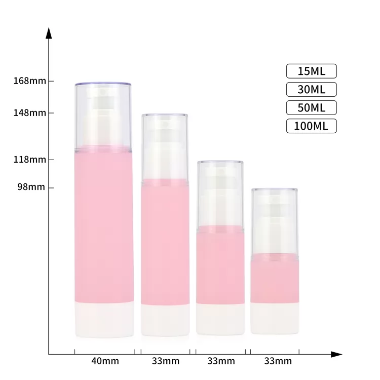 15ml 30ml 50ml 100ml Toner Airless Bottle